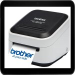 brother VC-500W Etiketten