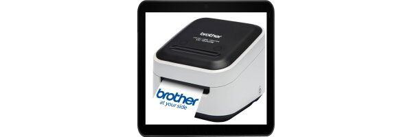 brother VC-500W Etiketten