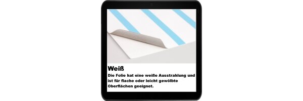 Kurzzeitige Nutzung - Promofolie