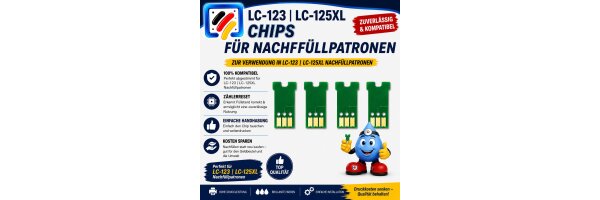 LC-123 | LC-125 kompatible Druckerpatronenchips