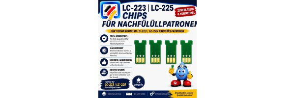 LC-223 | LC-225 kompatible Druckerpatronenchips