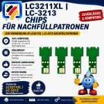 LC-3211 | LC-3213XL kompatible Druckerpatronenchips