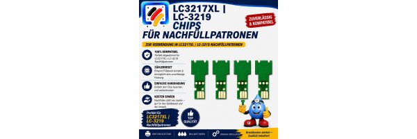 LC-3217 | LC-3219XL kompatible Druckerpatronenchips