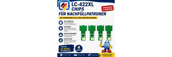 LC-422XL kompatible Druckerpatronenchips