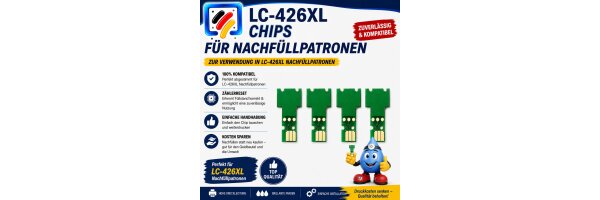 LC-426XL kompatible Druckerpatronenchips