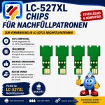 LC-527XL kompatible Druckerpatronenchips