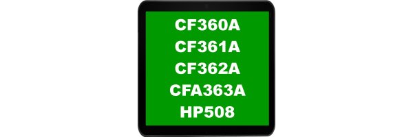 HP 508A - CF360A, CF361A, CF362A, CFA363A 