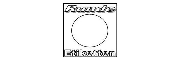 Runde Etiketten