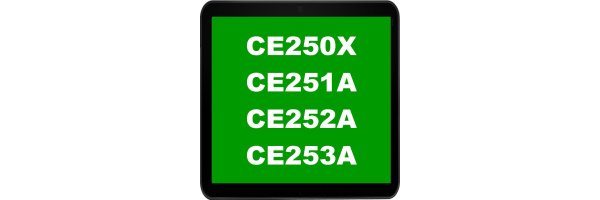 HP 504A - CE250X, CE251A, CE252A, CE253A