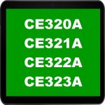 HP 128A - CE320A, CE321A, CE322A, CE323A