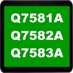 HP 503A - Q7581A, Q7582A, Q7583A