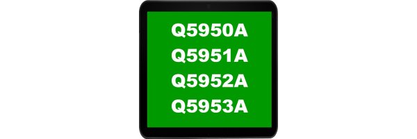 HP 643A - Q5950A, Q5951A, Q5952A, Q5953A