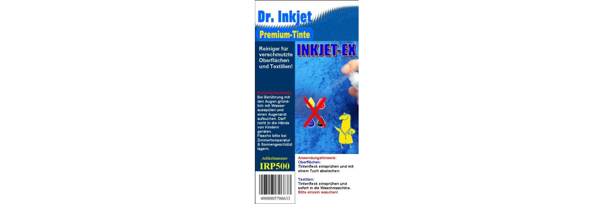 Druckertinte aus Kleidung entfernen - Druckertinte aus Kleidung entfernen