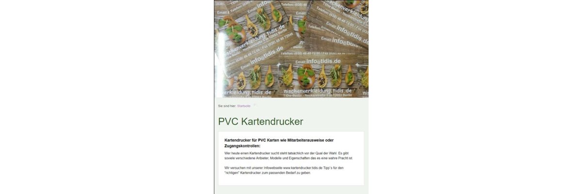 PVC Kartendrucker / Plastikkartendrucker - eine Übersicht über aktuelle Modelle auf www.kartendrucker.tidis.de - PVC Kartendrucker / Plastikkartendrucker - eine Übersicht über aktuelle Modelle auf www.kartendrucker.tidis.de