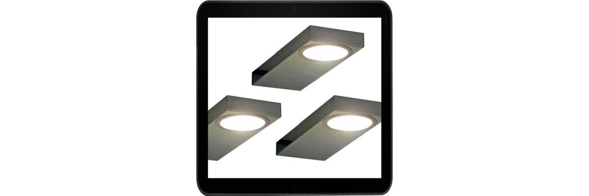 LED Edelstahl Designlichtboxen 3er Set - inkl. Converter und Schalter - LED Edelstahl Designlichtboxen 3er Set - inkl. Converter und Schalter