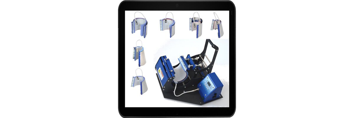 6 in1 Tassenpresse (SubliMug) - Tassenpresse und 6 Heizelemente - 6 in1 Tassenpresse (SubliMug) - Tassenpresse und 6 Heizelemente