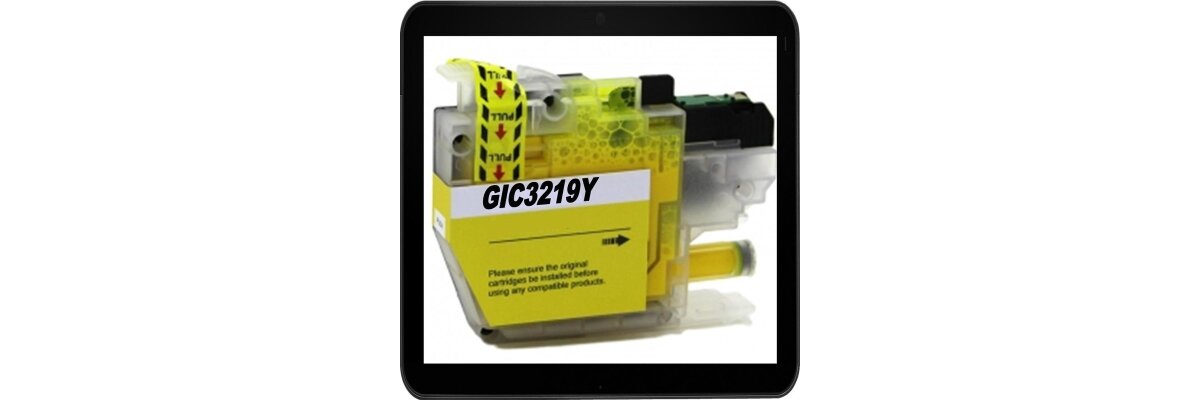 LC3219XL - GIC Sublimationspatrone yellow mit ca.15ml Inhalt - LC3219XL - GIC Sublimationspatrone yellow mit ca.15ml Inhalt