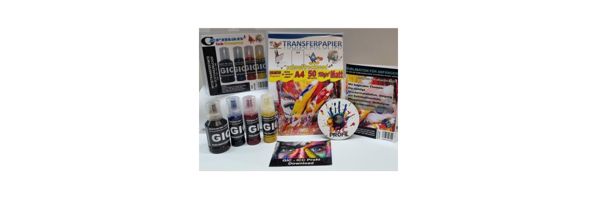 GIC Sublimationstinte kompatibel zu Epson Tintenstrahldrucker - GIC Sublimationstinte kompatibel zu Epson Tintenstrahldrucker