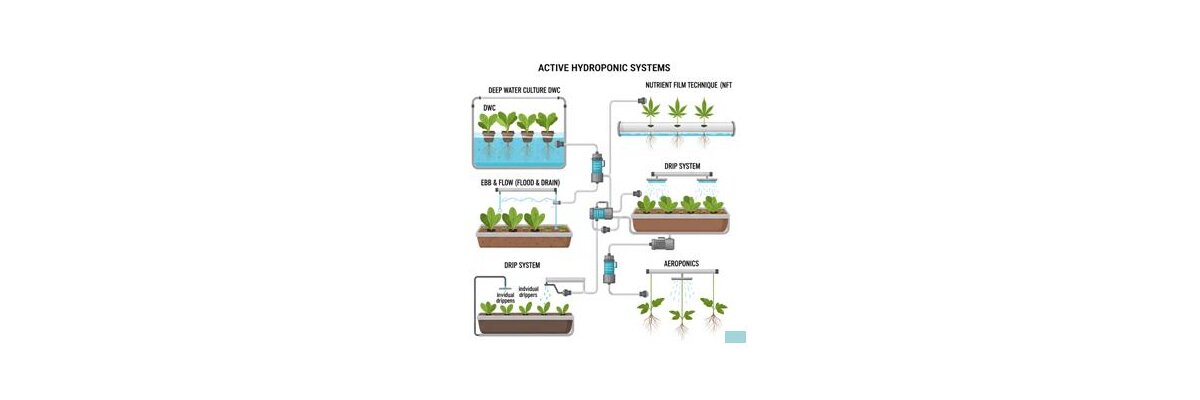 Arten von aktiven hydroponischen Systemen: High-Tech-Lösungen für maximale Erträge - Arten von aktiven hydroponischen Systemen: High-Tech-Lösungen für maximale Erträge