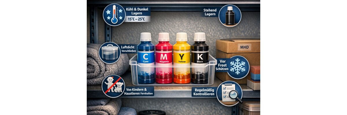 Sublimationstinte - so wichtig ist die richtige Lagerung: - Sublimationstinte - so wichtig ist die richtige Lagerung:
