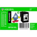 HP301BXL - TiDis Ersatzpatrone für CH563EE - schwarz -  mit 20ml Inhalt / HP301BXL