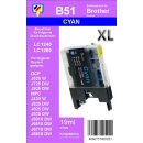 LC-1280XLC  TiDis Ersatzdruckerpatrone Cyan für...