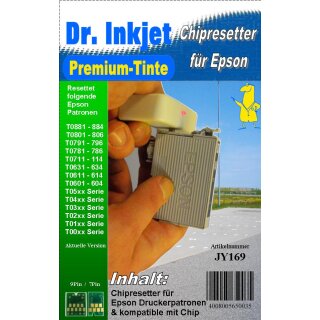 JY169 - T071x Chip-Resetter für EPSON-Druckerpatronen T0711-T0714 + T0891-T0894 (9PIN)