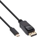 InLine® USB Display Kabel, USB-C Stecker zu...