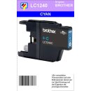 LC1240C Brother Druckerpatrone Cyan mit 600 Seiten Druckleistung nach ISO für Brother DCP-J525W, DCP-J725DW, DCP-J925DW, MFC-J430W, MFC-J625EW, MFC-J825DW, MFC-J6510DW, MFC-J6710DW, MFC-J6910DW