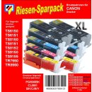 TiDis Riesensparpack 10 XXL Ersatzpatronen je 2xBBCMY -...