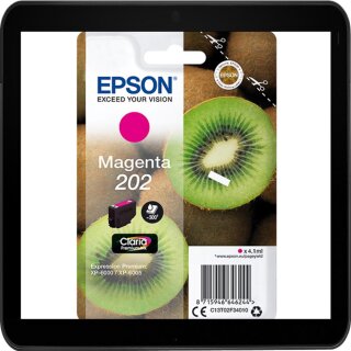 T02F34010 - magenta - EPSON Original Drucktinte mit 4,1 ml Inhalt zum Superangebot