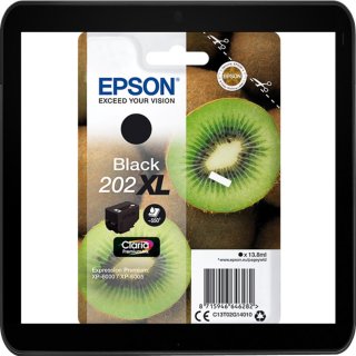 T02G14010 - schwarz XL - EPSON Original Drucktinte mit 13,8 ml Inhalt zum Superangebot