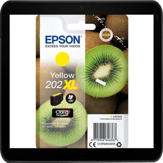 T02H44010 - yellow XL - EPSON Original Drucktinte mit 8,5 ml Inhalt zum Superangebot