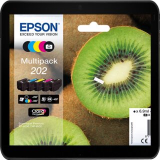 T02E74010 - Multipack - EPSON 5 Originale Druckerpatronen - 1x6,9ml pbk + 4x4,1ml cmyk