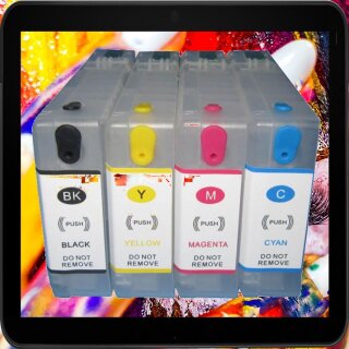 T7891 - T7894 Sublimationspatronen CISS / Easyrefill - Multipack mit 4 Patronen inkl. GIC Sublimationstinte