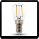 2 Watt Faden / Filament LED Lampe, E14, Warmweiß...