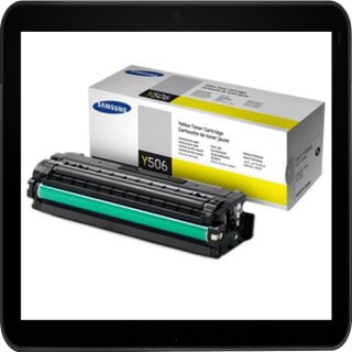 CLT-Y506L/ELS - Samsung Lasertoner mit ca. 3.500 Seiten Druckleistung - SU515A