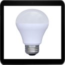 7 Watt LED Lampe in Birnenform, E27, Warmweiß