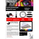 10er Sparpack Dreieckswimpel 26 x 41cm mit verschiedenen farbigen Franzen für den Sublimationsdruck mit einem Sublimationsdrucker