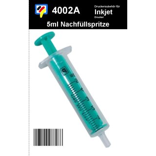 5ml Nachfüllspritzen - Nachfüllspritze mit Lueranschluß für alle gängigen Refilladapter oder Nachfüllnadeln