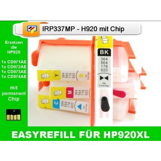 IRP337MP - H920 Easyrefillpatronen 4er Set mit Chip