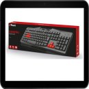 Trust Ziva Gaming-Tastatur (Deutsches-Layout QWERTZ) schwarz