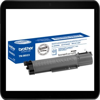 TN-B023 Brother Lasertoner schwarz mit ca. 2.000 Seiten Druckleistung