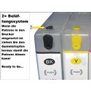 IRP384 - 4 CISS / Easyrefillpatronen für T7011-T7014 / T7021 - T7024 / T7031 - T7034 mit Autoresettchips + 500ml Universal Nachfülltinte