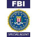 FBI Ausweis mit Bild - Spaßausweis und beidseitig...