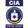 CIA Ausweis mit Bild - Spaßausweis und beidseitig auf PVC Karte gedruckt!