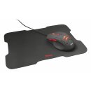 Trust Ziva Gaming-Maus und Maus-Pad schwarz