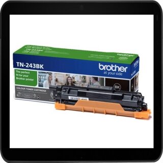 TN-243BK schwarzer Brother Lasertoner mit 1.000 Druckleistung nach Iso