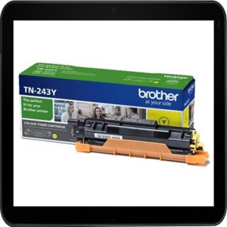 TN-243Y yellow Brother Lasertoner mit 1.000 Druckleistung nach Iso