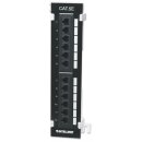 12-Port Cat5e Patchpanel zur Wandmontage